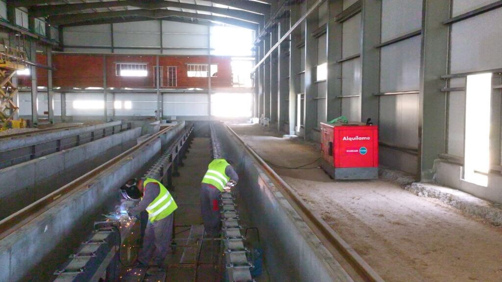 playa vías y conexión intermodal